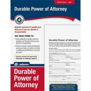 Wholesale Estate Planning: Discounts on Adams General Power of Attorney Forms Kit ABFLF205