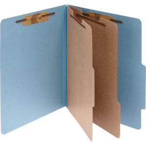 Wholesale Classification Folders: Discounts on ACCO Pressboard 6-Part Classification Folders, Letter, Blue, Box of 10 ACC15026