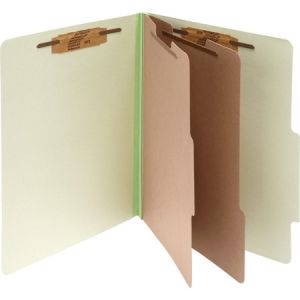 Wholesale Classification Folders: Discounts on ACCO Pressboard 6-Part Classification Folders, Letter, Green, Box of 10 ACC15046