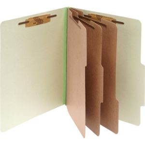 Wholesale Classification Folders: Discounts on ACCO Pressboard 8-Part Classification Folders, Letter Green, Box of 10 ACC15048