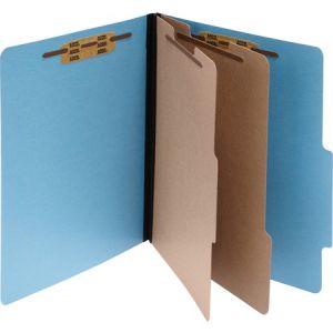 Wholesale Classification Folders: Discounts on ACCO ColorLife PRESSTEX 6-Part Classification Folders, Letter, Light Blue, Box of 10 ACC15662