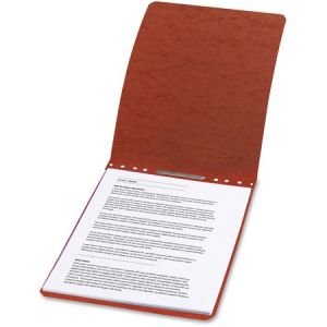 ACCO PRESSTEX Report Covers, Top Binding for Letter Size Sheets, 2" Capacity, Red