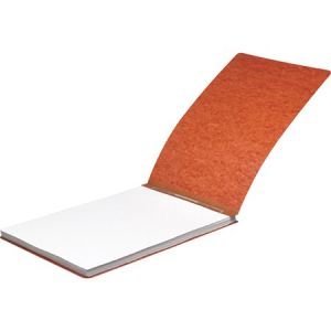 ACCO Pressboard Report Covers with Spring-Style Fasteners, Top Binding for Letter Size Sheets, 2" Capacity, Earth Red