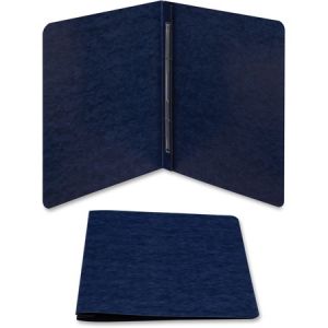 ACCO Recycled ScoRed Hinge Report Covers, Side Binding For Letter Size Sheets, 3" Capacity, Dark Blue