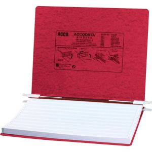 Wholesale Data Binders: Discounts on ACCO PRESSTEX Covers w/ Hooks, Unburst 14 7/8" x 11" Sheets, Executive Red ACC54079