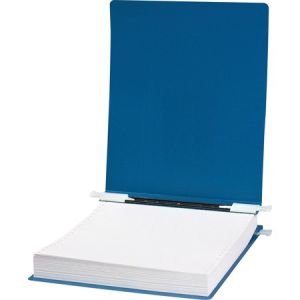 ACCO 23 pt. ACCOHIDE Covers with Storage Hooks, For Unburst Sheets, 9 1/2" x 11" Sheet Size, Blue