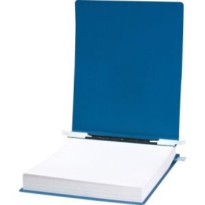 Wholesale Data Binders: Discounts on ACCO 23 pt. ACCOHIDE Covers with Storage Hooks, For Unburst Sheets, 12" x 8 1/2" Sheet Size, Blue ACC56133