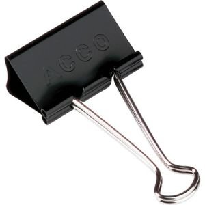 Wholesale Paper Clips & Fasteners: Discounts on ACCO Binder Clips, Large, Black, 12/Box ACC72100