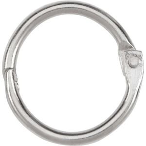 Wholesale Book Rings: Discounts on ACCO Loose Leaf Rings, 3/4" Sheet Capacity, Silver, 100/Box ACC72201