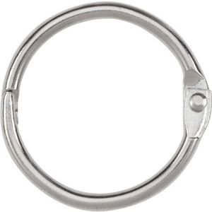 Wholesale Book Rings: Discounts on ACCO Loose Leaf Rings, 1" Capacity, Silver, 100/Box ACC72202