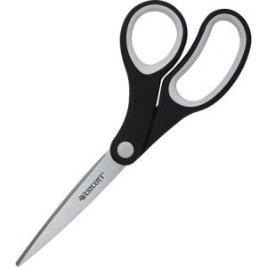 Wholesale Scissors: Discounts on Acme United KleenEarth 8" Bent Soft Handle Scissors ACM15589