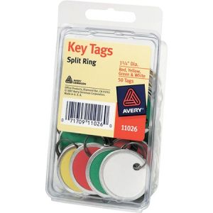 Wholesale Accessories: Discounts on Avery Key Tags AVE11026