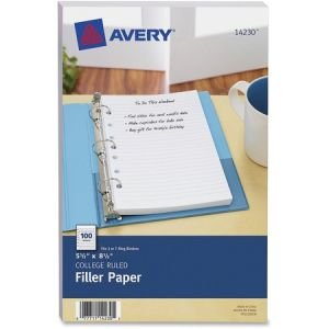 Wholesale Accessories: Discounts on Avery 5-1/2" x 8-1/2" Mini Filler Paper AVE14230