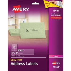 Wholesale Address & Mailing Labels: Discounts on Avery Easy Peel Mailing Label AVE15661