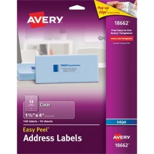 Wholesale Address & Mailing Labels: Discounts on Avery Easy Peel Mailing Label AVE18662