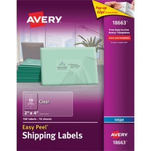 Wholesale Address & Mailing Labels: Discounts on Avery Easy Peel Mailing Label AVE18663