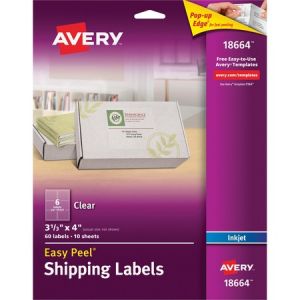 Wholesale Address & Mailing Labels: Discounts on Avery Easy Peel Mailing Label AVE18664