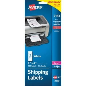 Wholesale Address & Mailing Labels: Discounts on Avery® Mini-Sheets Mailing Labels AVE2163