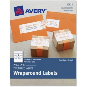 Wholesale Address & Mailing Labels: Discounts on Avery Textured Wraparound Address Labels AVE22838