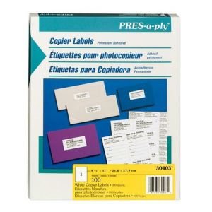 Wholesale Address & Mailing Labels: Discounts on Avery Copier Label AVE30403