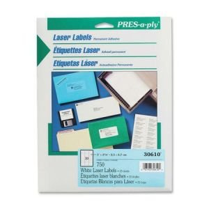 Wholesale Address & Mailing Labels: Discounts on Avery Pres-A-Ply Standard Address Label AVE30610