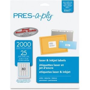 PRES-a-ply Labels for Laser and Inkjet Printers