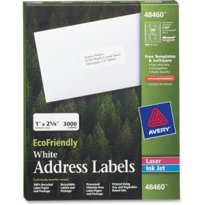 Wholesale Address & Mailing Labels: Discounts on Avery EcoFriendly Address Labels AVE48460