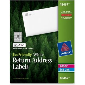 Wholesale Address & Mailing Labels: Discounts on Avery EcoFriendly Address Labels AVE48467