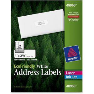 Wholesale Address & Mailing Labels: Discounts on Avery EcoFriendly Address Labels AVE48960