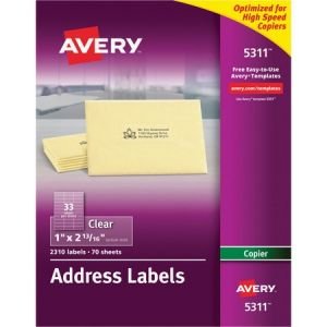 Wholesale Address & Mailing Labels: Discounts on Avery Mailing Labels for Copiers AVE5311
