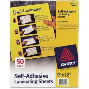 Wholesale Accessories: Discounts on Avery Self-Adhesive Lamination AVE73601
