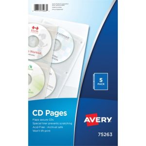 Wholesale Accessories: Discounts on Avery CD Pages AVE75263