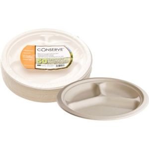 Wholesale Kitchenware: Discounts on Baumgartens Conserve Heavy-duty 3-Compartment Plate BAU10216