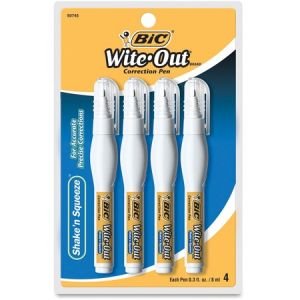 Wholesale BIC Wite-Out Shake  N Squeeze Correction Pen: Discounts on BIC Correction Supplies BICWOSQPP418