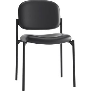 Wholesale Stacking Chairs: Discounts on Basyx by HON Leather Guest Chair w/o Arms BSXVL606SB11