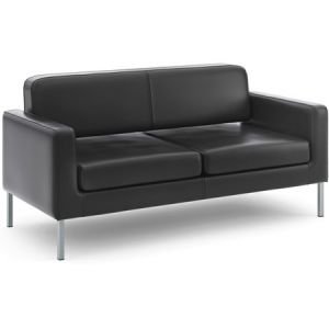 Wholesale Lounges: Discounts on Basyx by HON VL888 Leather Sofa Chair BSXVL888SB11