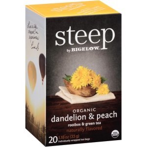 Bigelow Dandelion and Peach Rooibos and Green Tea OneCup