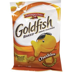 Wholesale Snacks & Cookies: Discounts on Goldfish Pepperidge Farm Goldfish Shaped Crackers CAM13539