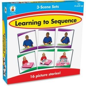 Carson-Dellosa Learning To Sequence 3-scene Board Game