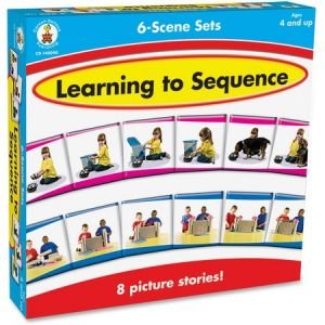 Carson-Dellosa Learning To Sequence 6-scene Board Game