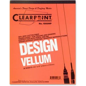 Wholesale Art/Writing Pads & Sheets: Discounts on Clearprint Design Vellum Pad - Letter CLE10001410