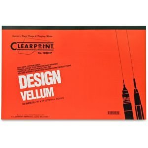 Wholesale Art/Writing Pads & Sheets: Discounts on Clearprint ClearPrint Design Vellum Pad - Tabloid CLE10001416