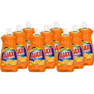 AJAX Triple Action Orange Dish Liquid - 28 fl. oz. Bottles
