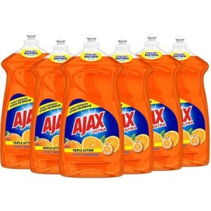 AJAX Triple Action Orange Dish Liquid - 52 fl. oz. Bottles