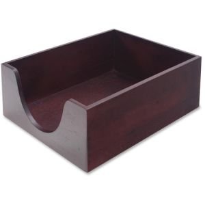 Wholesale Wood Desk Trays: Discounts on Carver Double Deep Wood Desktop Tray CVR08213