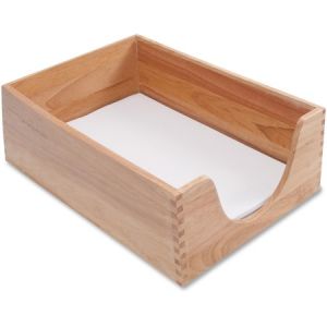 Wholesale Racks & Organizers: Discounts on Carver Double Deep Wood Desk Trays CVRCW08221