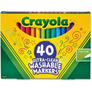 Wholesale Crayola BULK Art Markers: Discounts on Crayola 40 Ultra-Clean Fine Line Washable Markers CYO587861