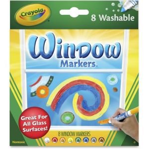Wholesale Crayola BULK Art Markers: Discounts on Crayola Washable Window Markers CYO588165