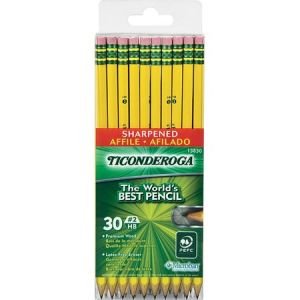 Wholesale Wood Pencils: Discounts on Ticonderoga Presharpened No. 2 Pencils DIX13830