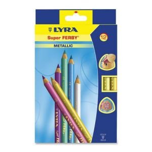 Wholesale Colored Pencils: Discounts on Dixon Super Ferby Metallic Colored Pencil DIX3721122